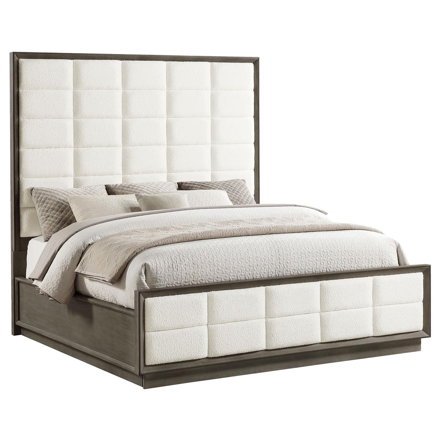 Durango E King Bed - Taupe Oak