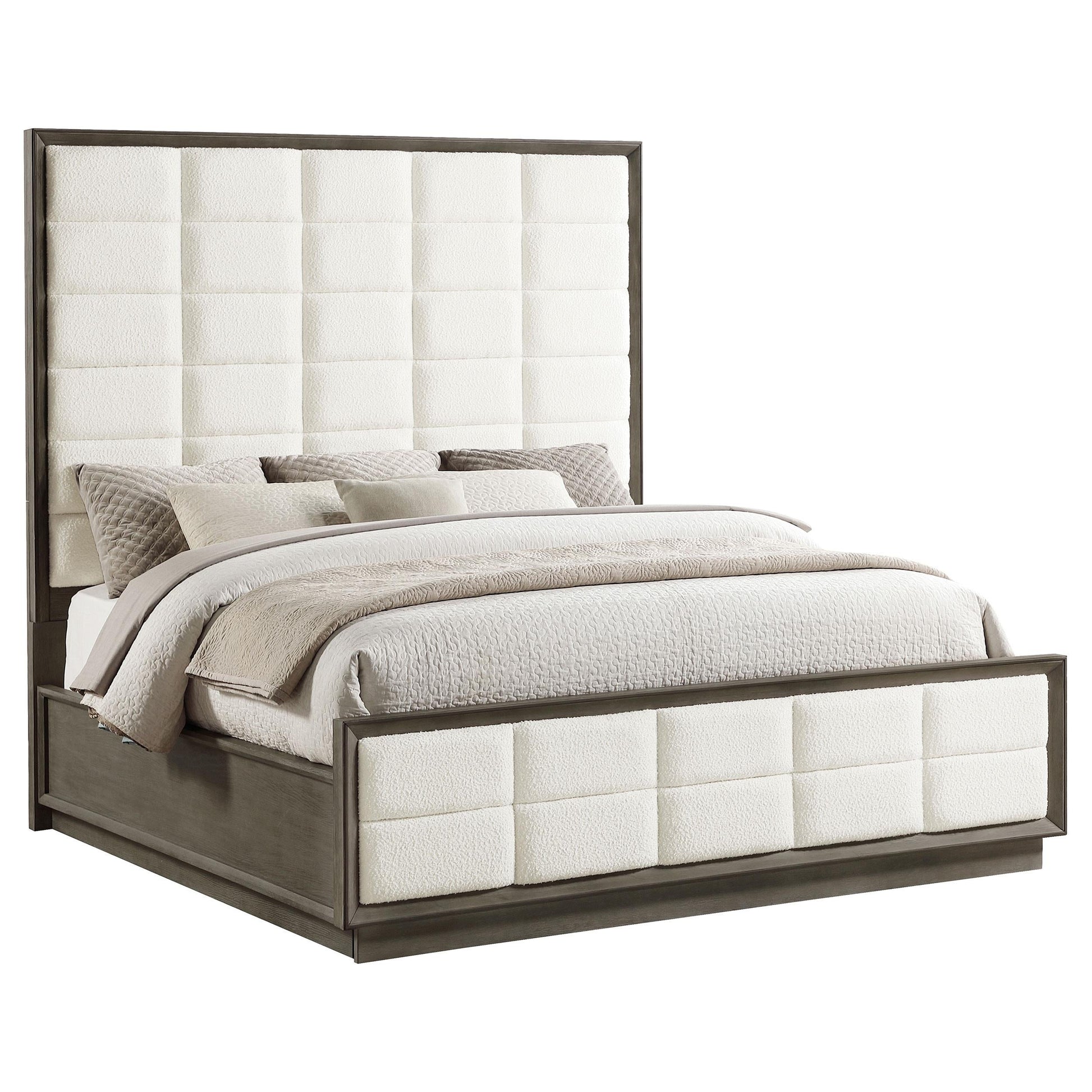 Durango E King Bed - Taupe Oak
