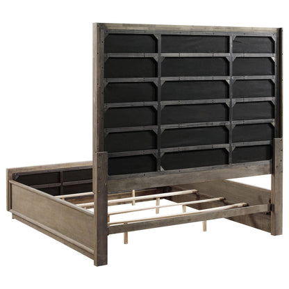 Durango E King Bed - Taupe Oak