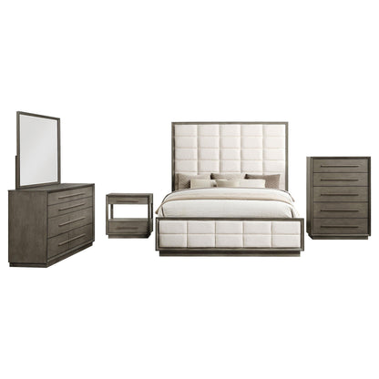 Durango Queen Bed 5-Piece Set - Taupe Oak