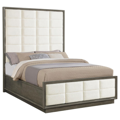 Durango Queen Bed - Taupe Oak