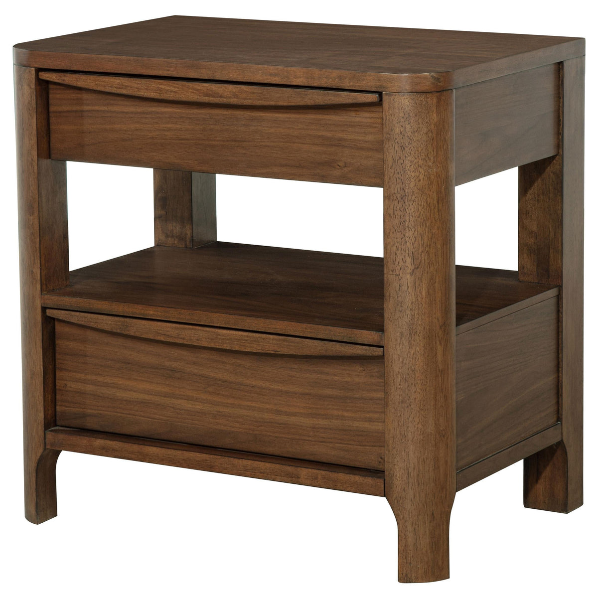 Maderia Nightstand in Walnut - Coaster Furniture