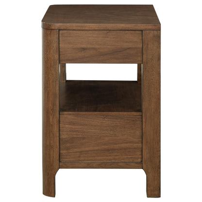 Maderia Nightstand in Walnut - Coaster Furniture