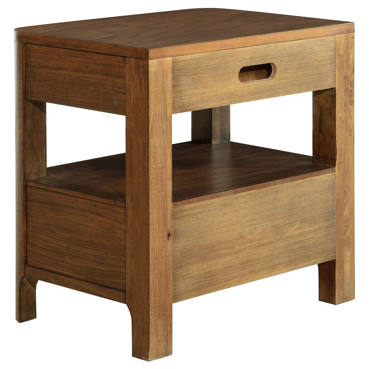 Maderia Nightstand in Walnut - Coaster Furniture