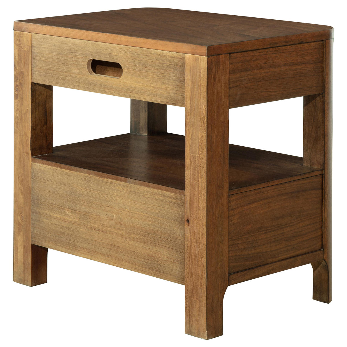 Maderia Nightstand in Walnut - Coaster Furniture