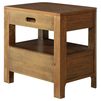 Maderia Nightstand in Walnut - Coaster Furniture