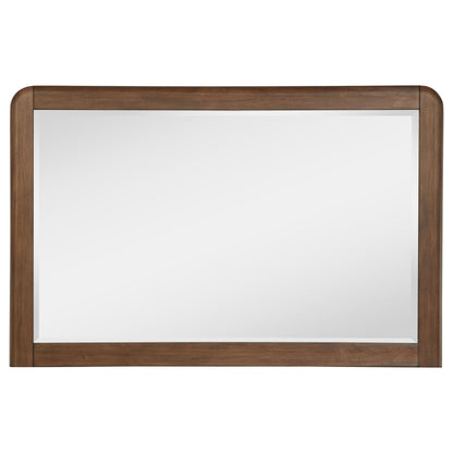 Maderia Dresser Mirror in Walnut - Coaster Furniture