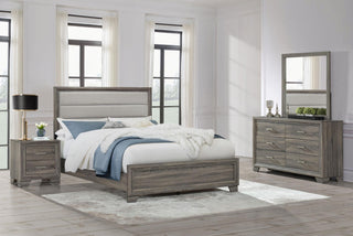 Wright 4-Piece Set in Brown Oak