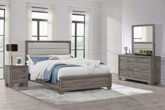 Wright 4-Piece Set in Brown Oak