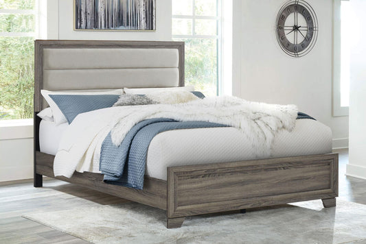 Wright Bed in Brown Oak