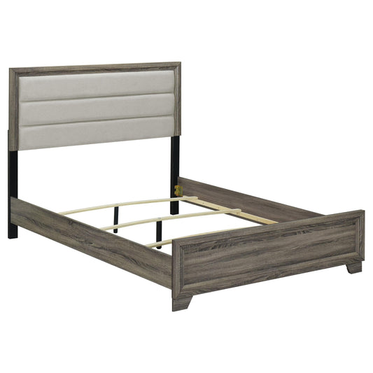 Wright Bed in Brown Oak