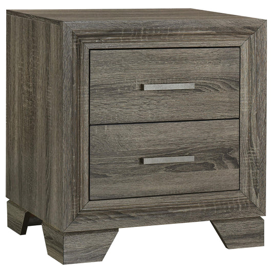 Wright Nightstand in Brown Oak - Coaster Furniture