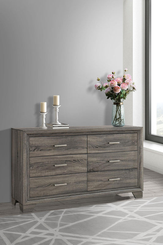 Wright Dresser in Brown Oak - Coaster Furniture