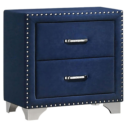 Melody Queen Bed 4-Piece Set - Pacific Blue