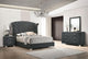 Melody Queen Bed 4-Piece Set - Grey