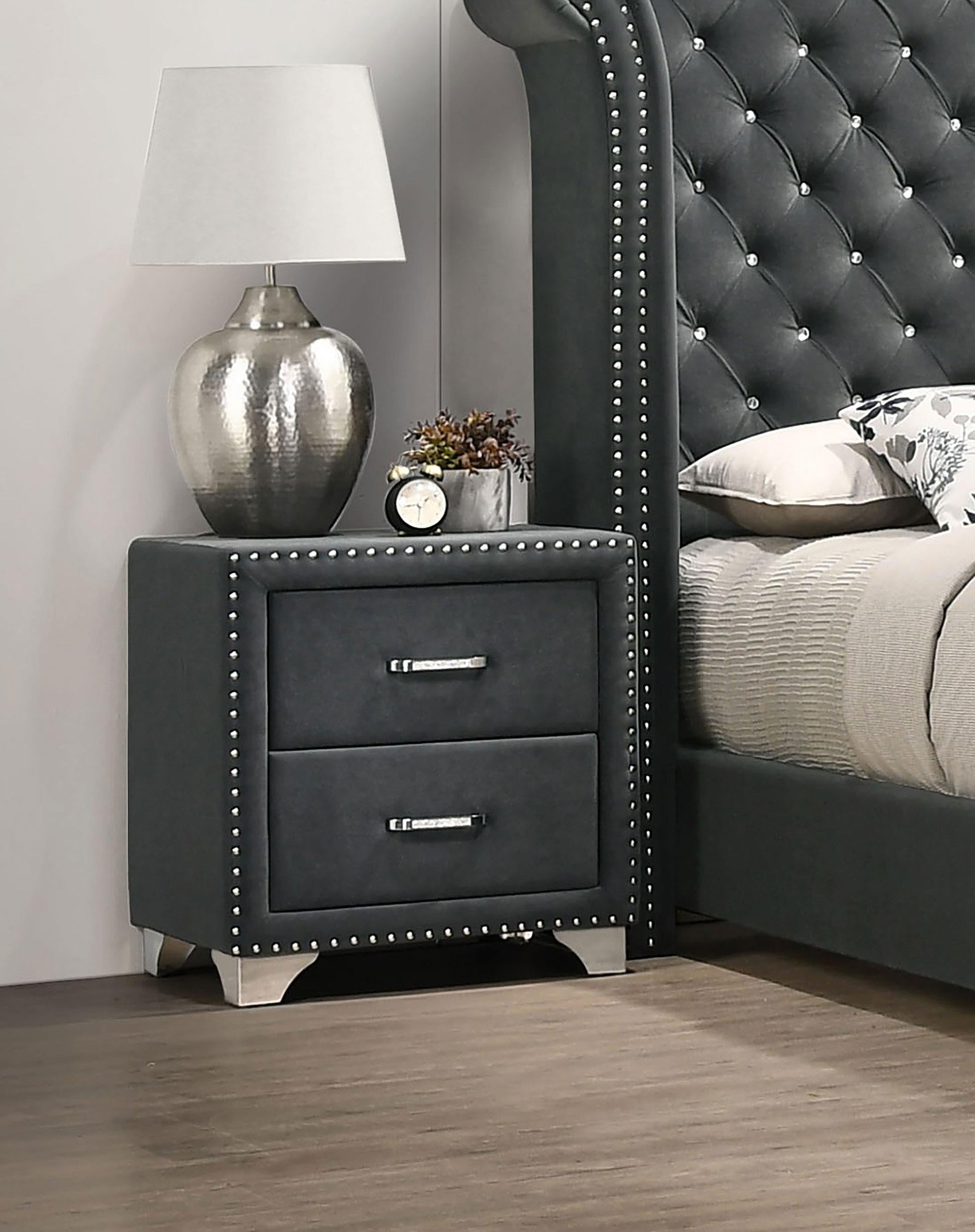 Melody Nightstand - Grey