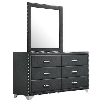 Melody Dresser With Mirror - Grey