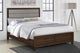 Welsley Bed in Walnut