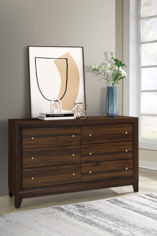 Welsley Dresser in Walnut - Coaster Furniture