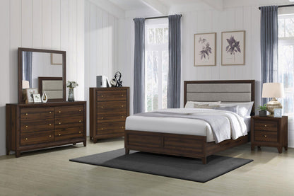 Welsley Dresser Mirror in Walnut - Coaster Furniture
