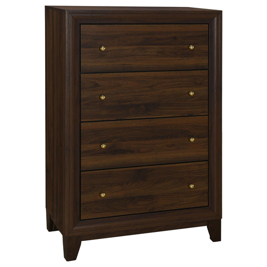Welsley Chest in Walnut - Coaster Furniture