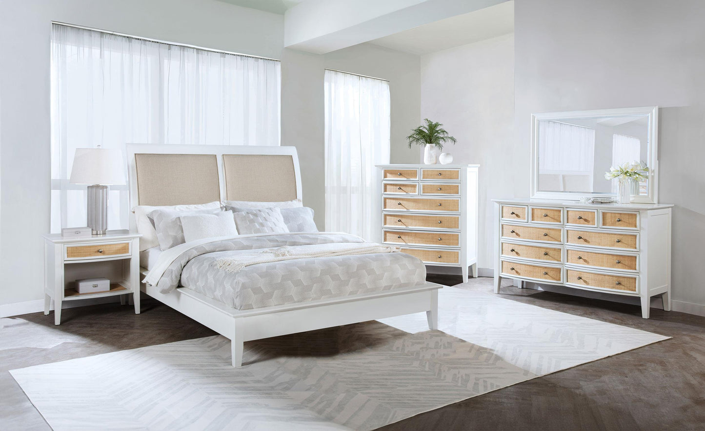 Bexhill Bed 5-Piece Set in Natural