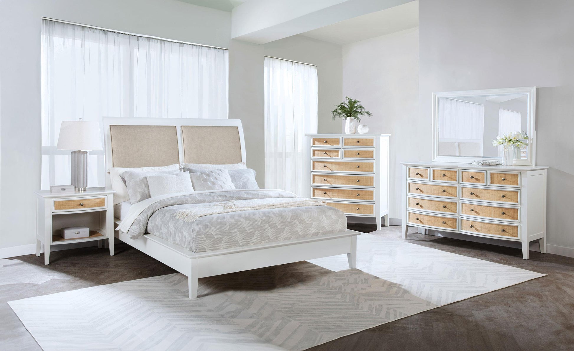 Bexhill Bed 5-Piece Set in Natural
