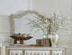 Antonella Dresser Mirror in Ivory / Camel - Coaster Furniture