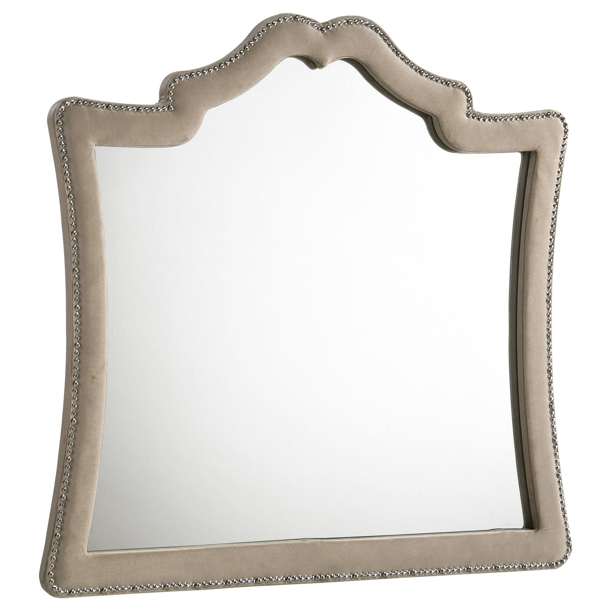 Antonella Dresser Mirror in Ivory / Camel - Coaster Furniture