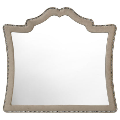 Antonella Dresser Mirror in Ivory / Camel - Coaster Furniture