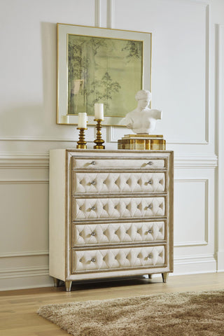 Antonella Chest in Ivory / Camel - Coaster Furniture