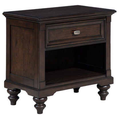 Andover Nightstand in Dark Oak - Coaster Furniture