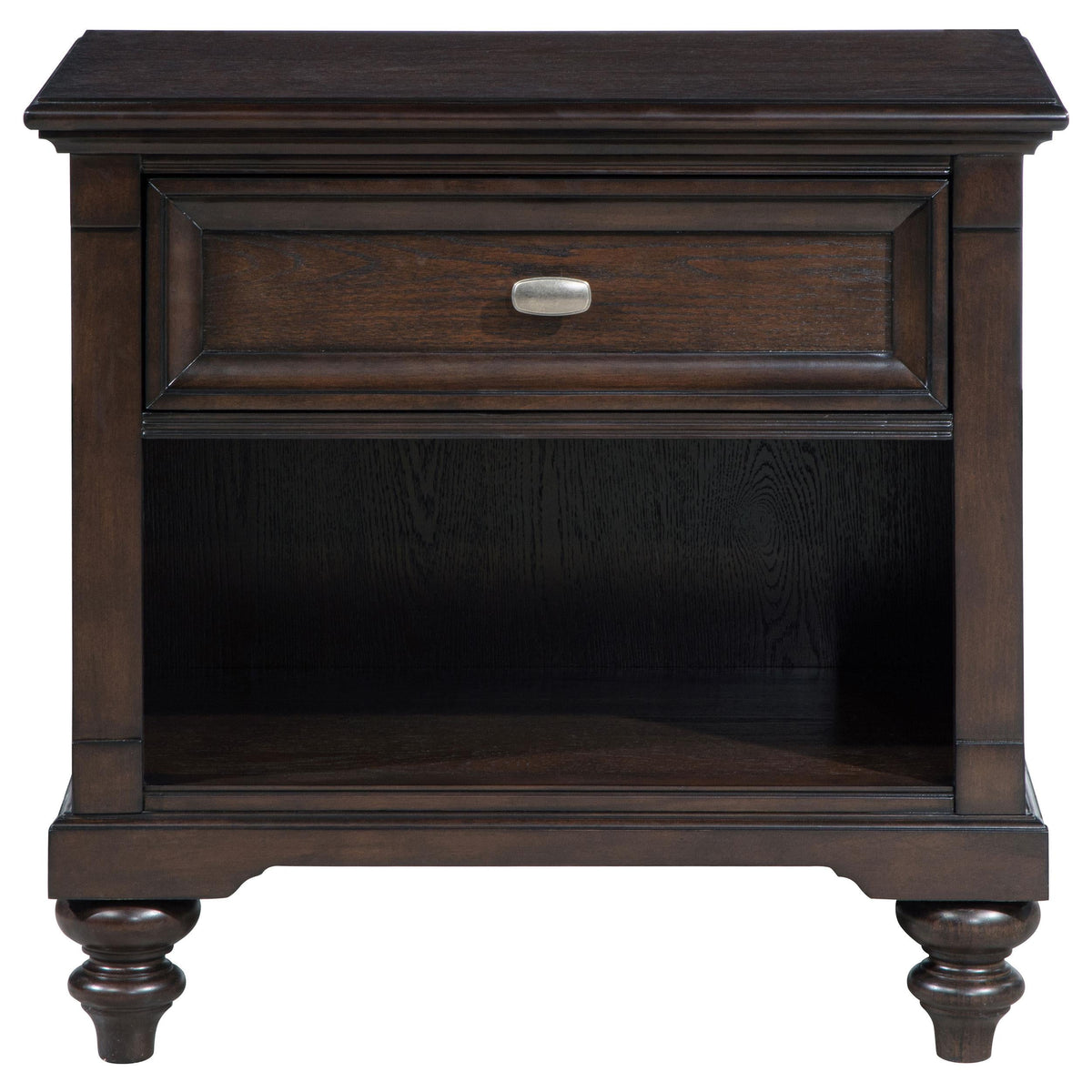 Andover Nightstand in Dark Oak - Coaster Furniture