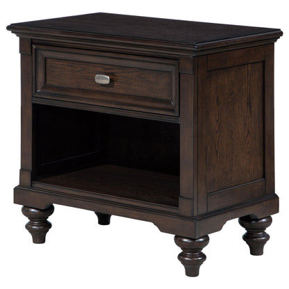 Andover Nightstand in Dark Oak - Coaster Furniture