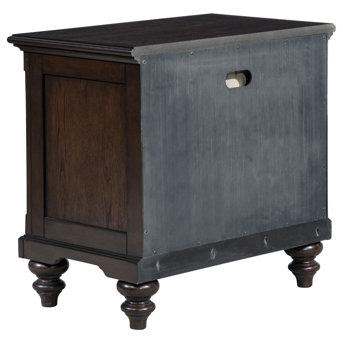 Andover Nightstand in Dark Oak - Coaster Furniture