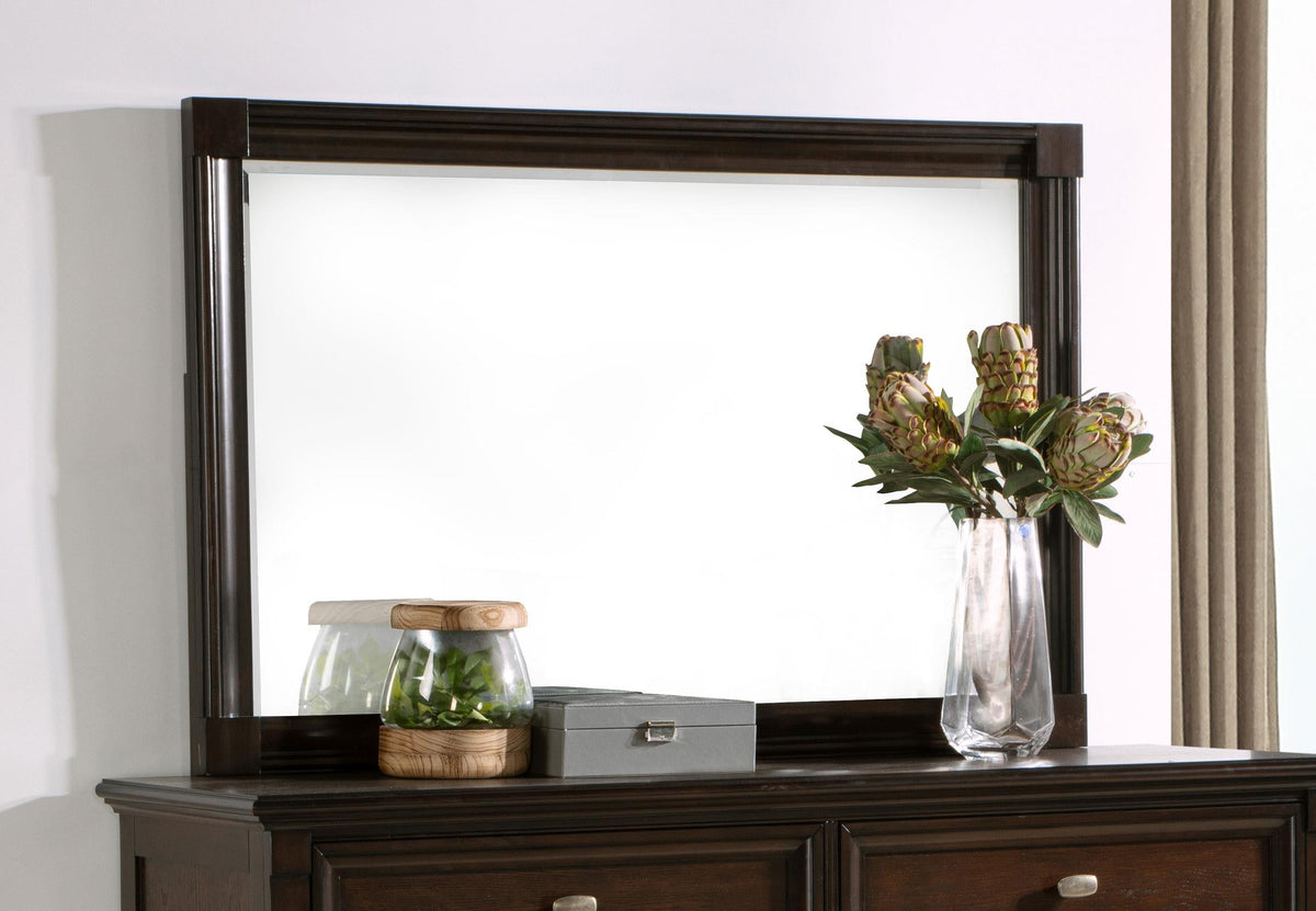 Andover Dresser Mirror in Dark Oak - Coaster Furniture