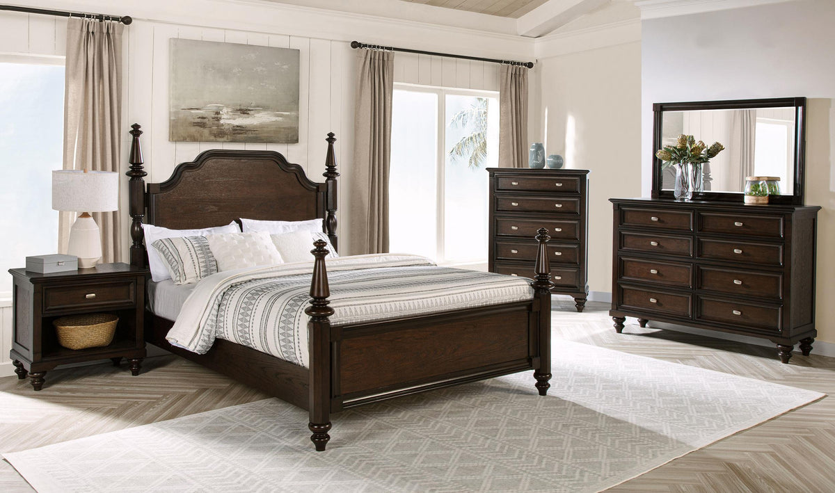 Andover Dresser Mirror in Dark Oak - Coaster Furniture