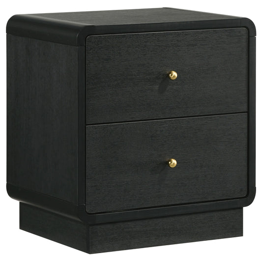Cavelle Nightstand in Black - Coaster Furniture