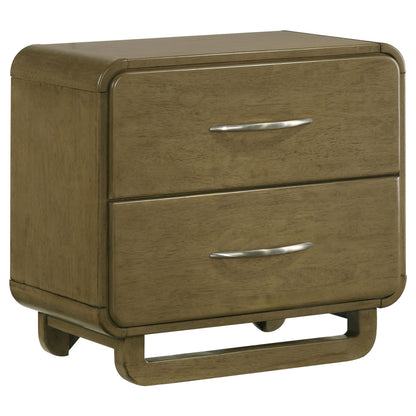 Amsbury Nightstand in Nutmeg - Coaster Furniture
