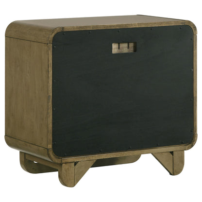 Amsbury Nightstand in Nutmeg - Coaster Furniture