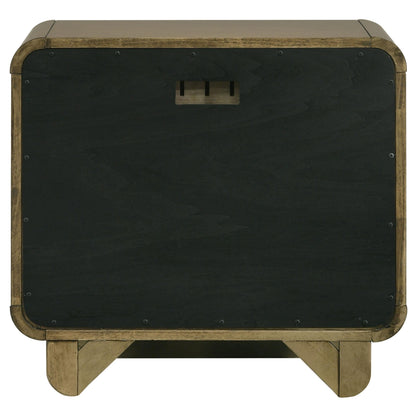 Amsbury Nightstand in Nutmeg - Coaster Furniture