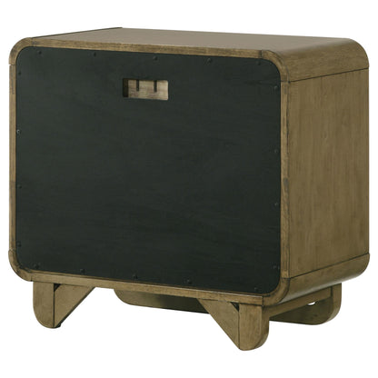 Amsbury Nightstand in Nutmeg - Coaster Furniture