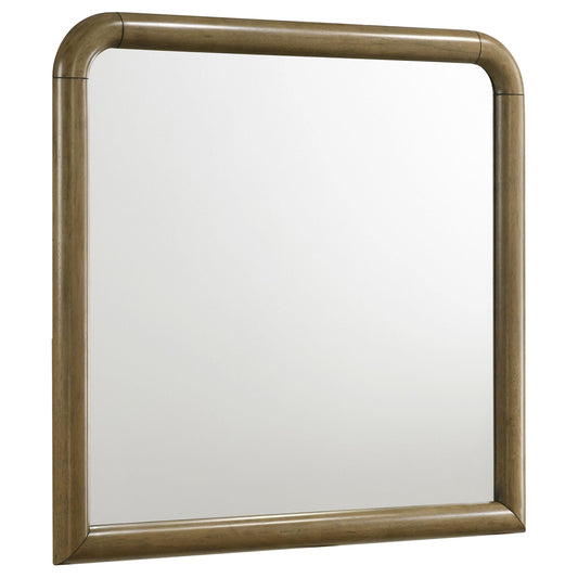 Amsbury Dresser Mirror in Nutmeg - Coaster Furniture