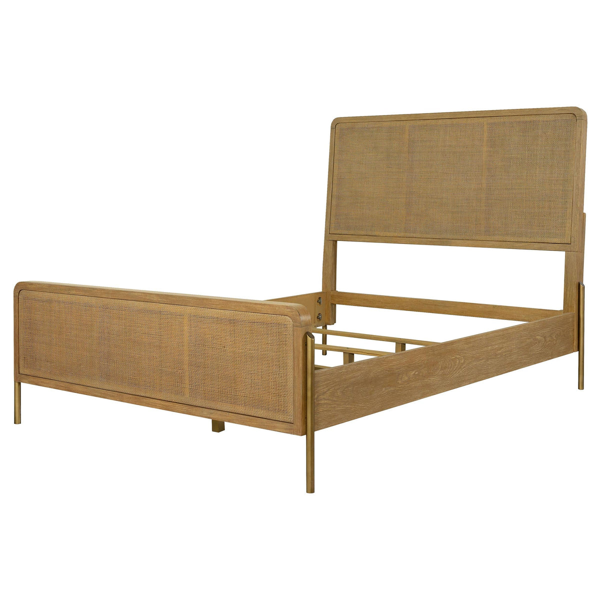Arini E King Bed in Natural - Coaster Furniture
