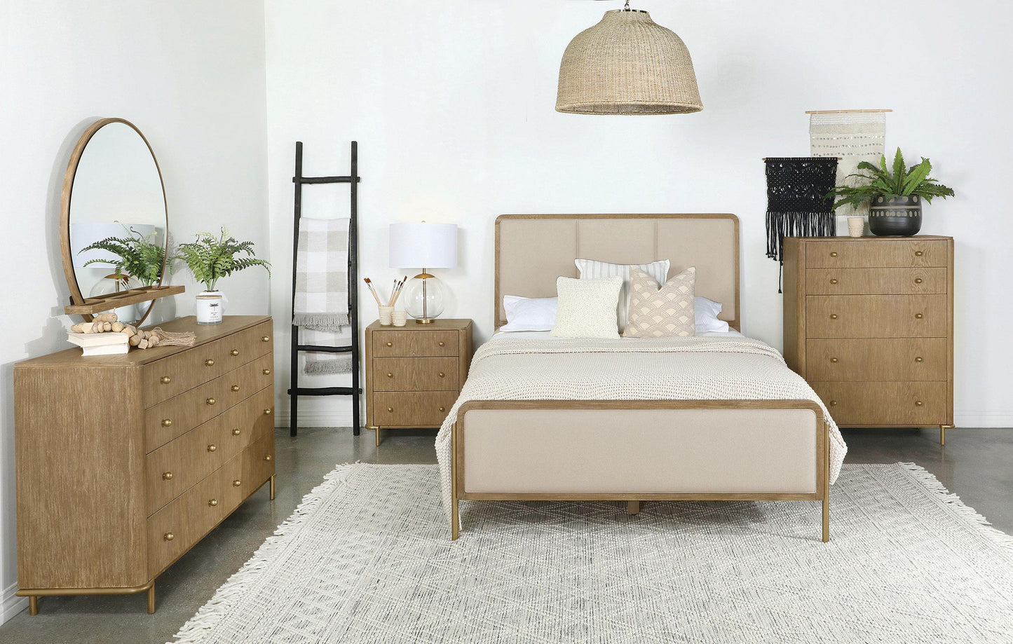 Arini Queen 5-Piece Set - Sand Wash