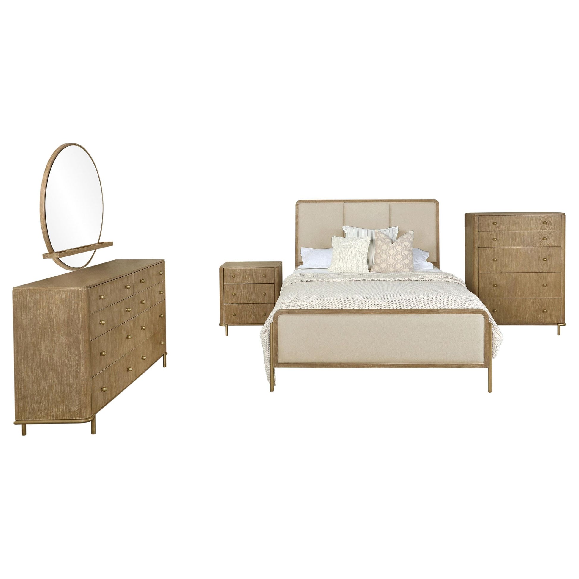 Arini Queen 5-Piece Set - Sand Wash