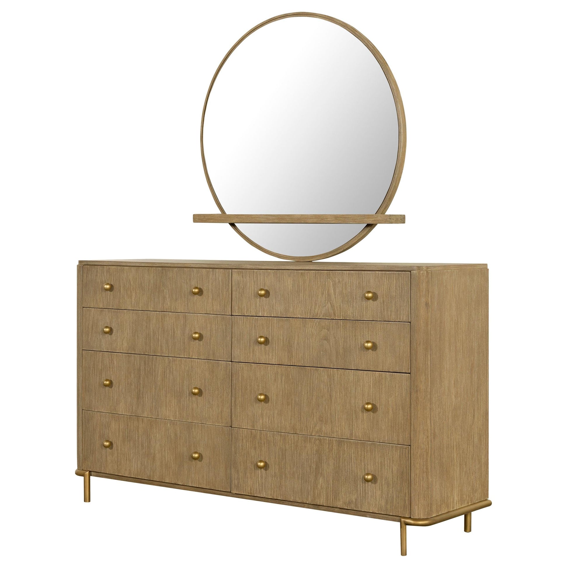 Arini Dresser With Mirror - Natural