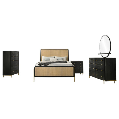 Arini Eastern King Bed 5-Piece Set - Natural