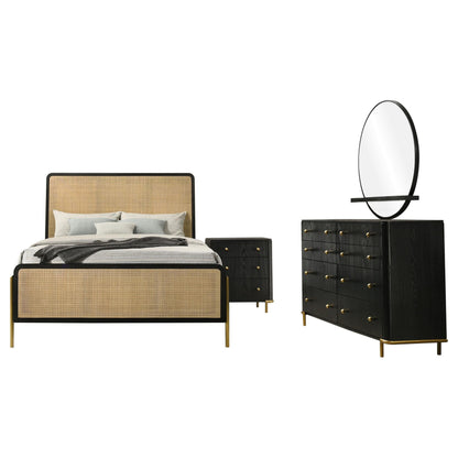 Arini Queen Bed 4-Piece Set - Natural