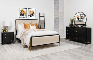 Arini Queen 4-Piece Set - Black
